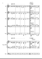 Lord, Guard and Guide the Men Who Fly Brass Quintet scores gallery preview page 4