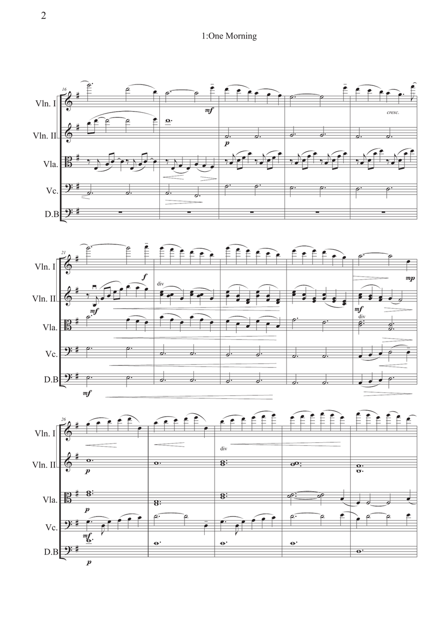 Clan for String Orchestra String Orchestra scores gallery preview page 2