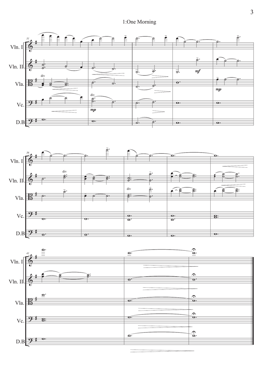 Clan for String Orchestra String Orchestra scores gallery preview page 3