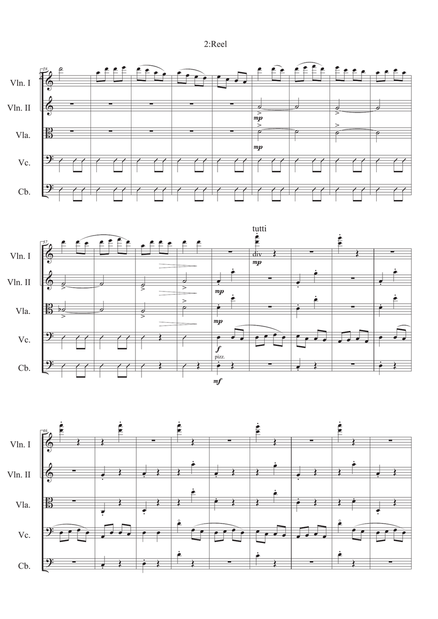 Clan for String Orchestra String Orchestra scores gallery preview page 5