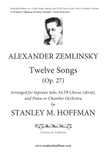 Twelve Songs, Op. 27 by Alexander Zemlinsky: 12. Wanderer’s Nightsong (Wandrers Nachtlied)