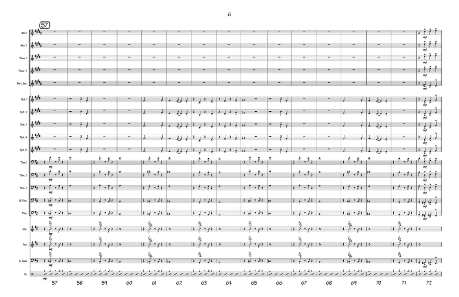 Quarter Master Jazz Ensemble scores gallery preview page 6