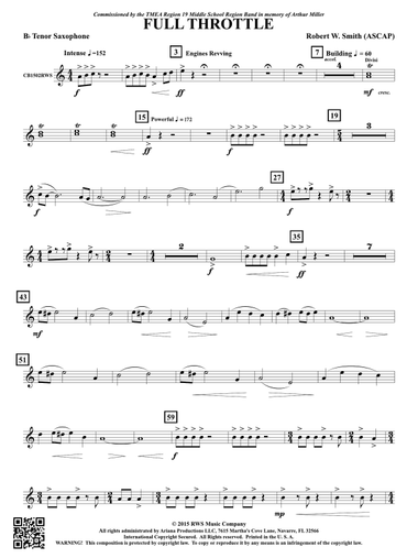 Full Throttle: B-flat Tenor Saxophone