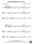 Happy Birthday to You: 2nd & 3rd Trumpet