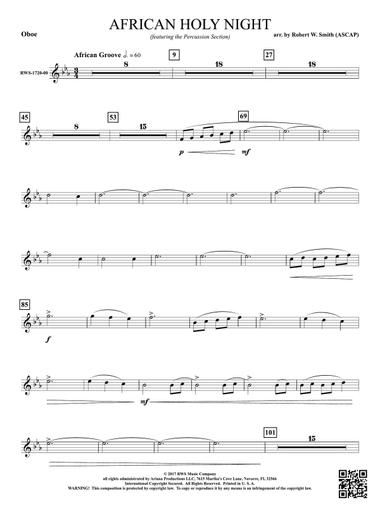 African Holy Night: Oboe