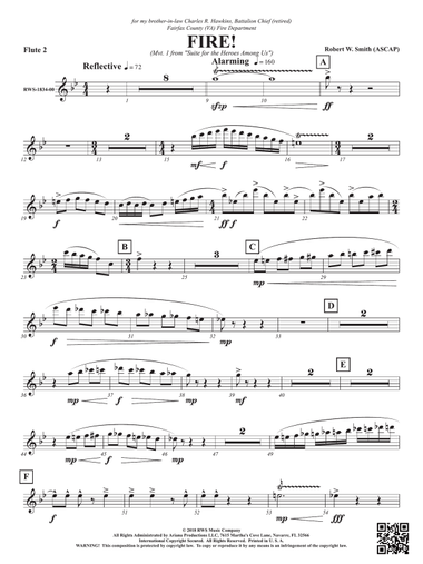 Fire! - Mvt. 1 from Suite for the Heroes Among Us: 2nd Flute