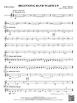 Beginning Band Warm-Up: B-flat Bass Clarinet