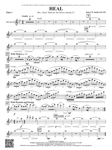Heal - Mvt. 2 from Suite for the Heroes Among Us: 1st Flute