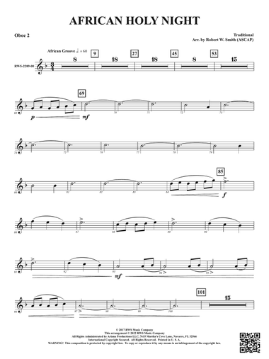 African Holy Night: 2nd Oboe
