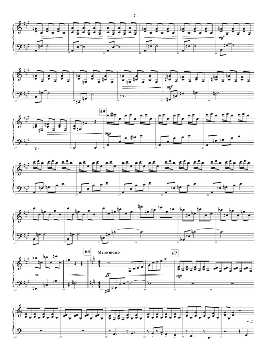 Fallingwater: Piano Accompaniment Piano Accompaniment scores gallery preview page 2
