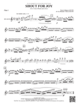 Shout for Joy - For Concert Band and Choir: 1st Flute