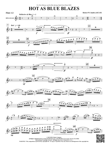 Hot As Blue Blazes: 1st & 2nd Flute