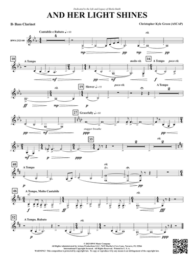 And Her Light Shines: B-flat Bass Clarinet