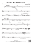 O Come, All Ye Faithful: B-flat Bass Clarinet