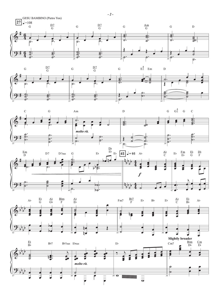 O Come, All Ye Faithful: Piano/Rhythm Piano Method scores gallery preview page 2