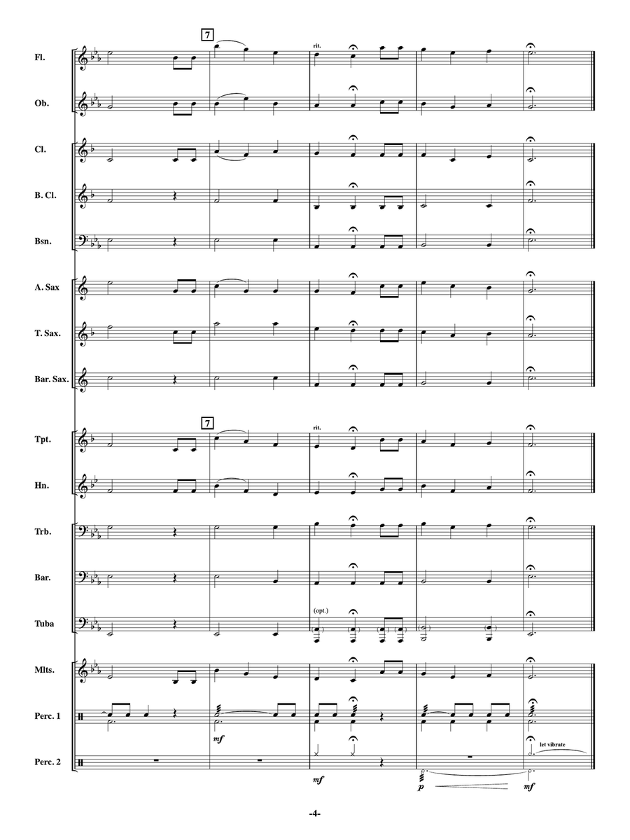 Happy Birthday to You: Score Concert Band scores gallery preview page 4