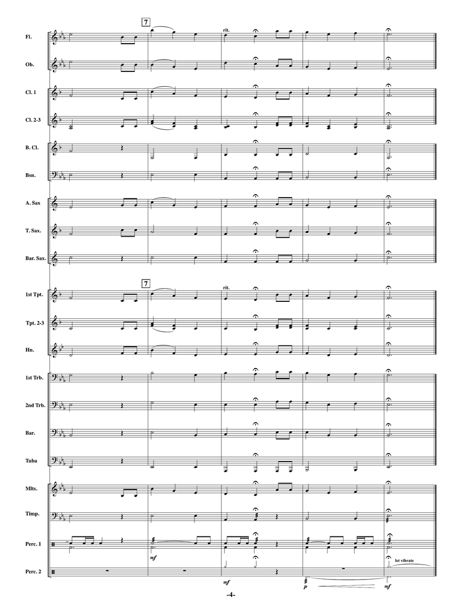 Happy Birthday to You: Score Concert Band scores gallery preview page 4
