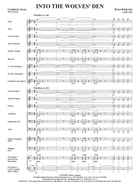 Into the Wolves' Den: Score Concert Band scores gallery preview page 3
