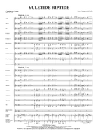 Yuletide Riptide: Score Concert Band scores gallery preview page 3