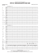 Five Mississippi Rush: Score Concert Band scores gallery preview page 3