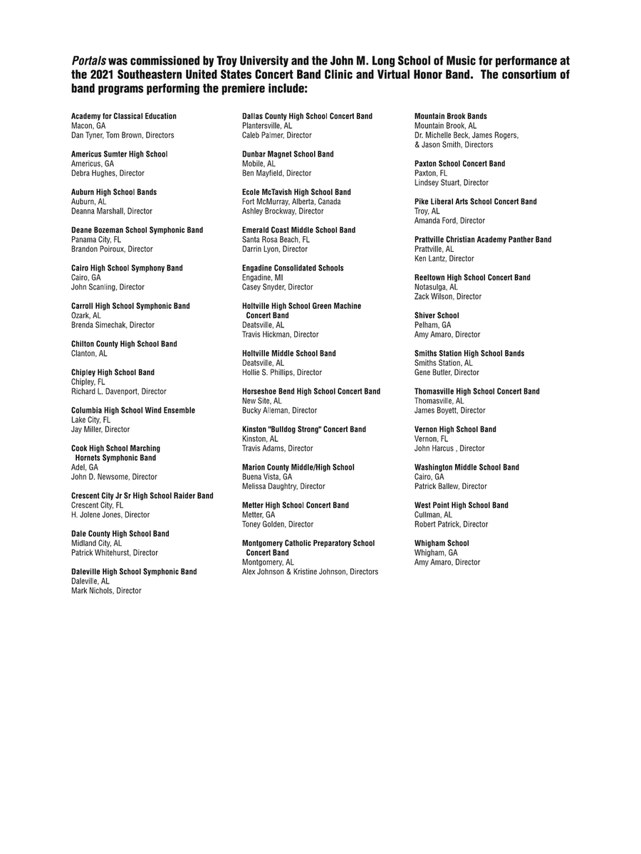Portals: Score Portals: Score Concert Band scores gallery preview page 3