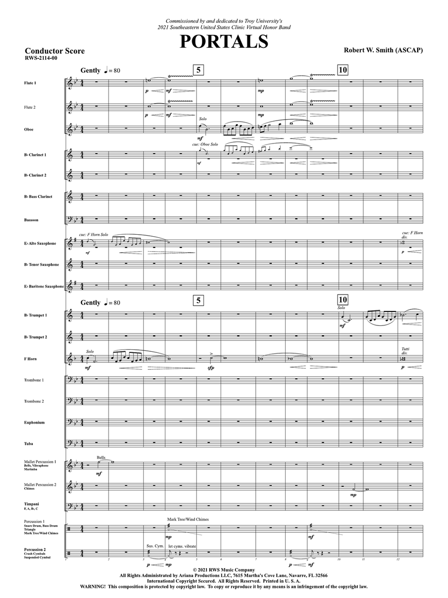 Portals: Score Portals: Score Concert Band scores gallery preview page 5