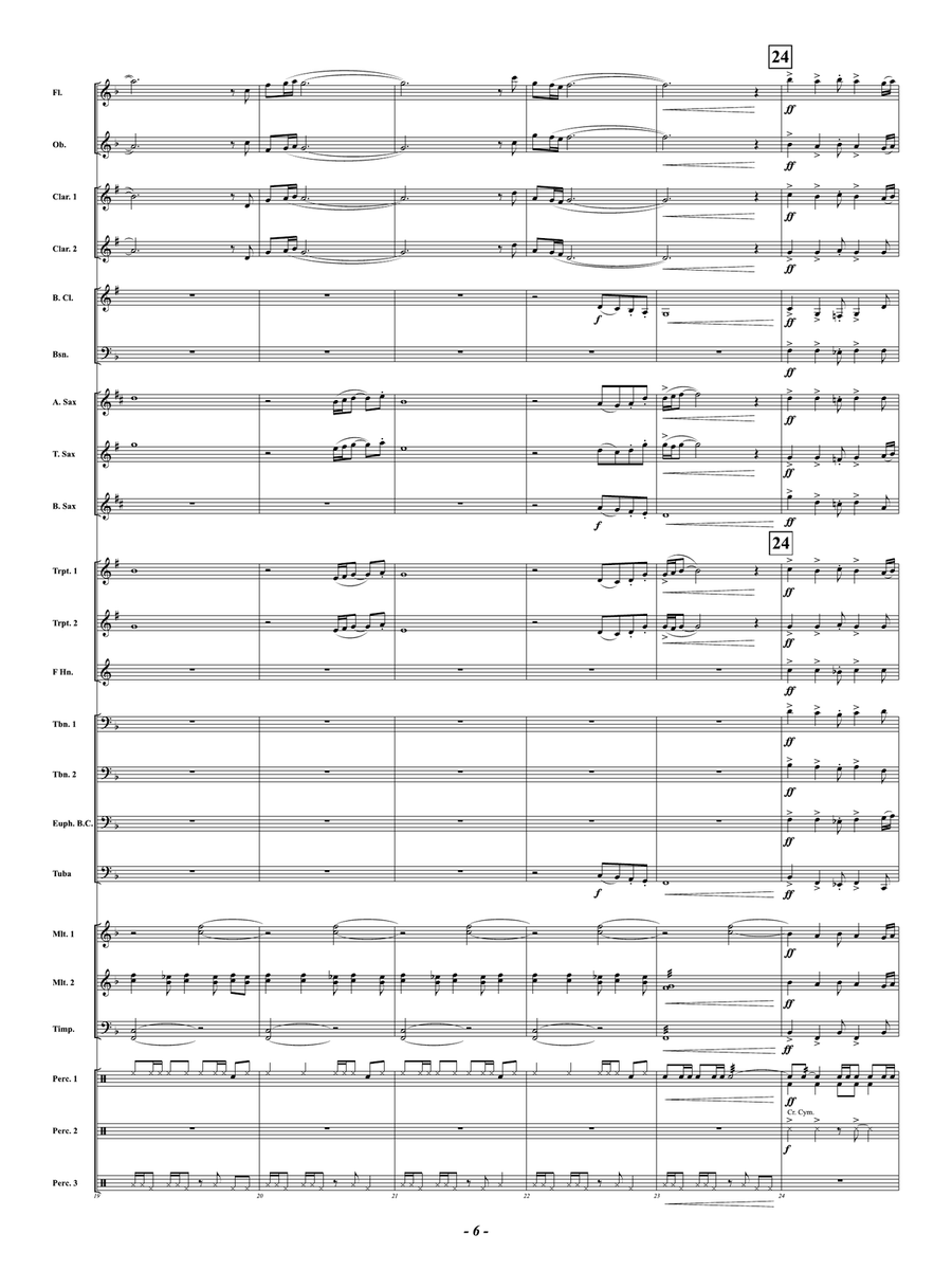 Centura - Averwater Celebration: Score Concert Band scores gallery preview page 6