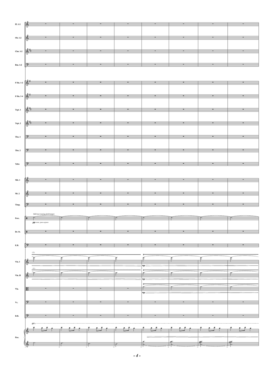 Ukrainian Bell Carol: Score Full Orchestra scores gallery preview page 4
