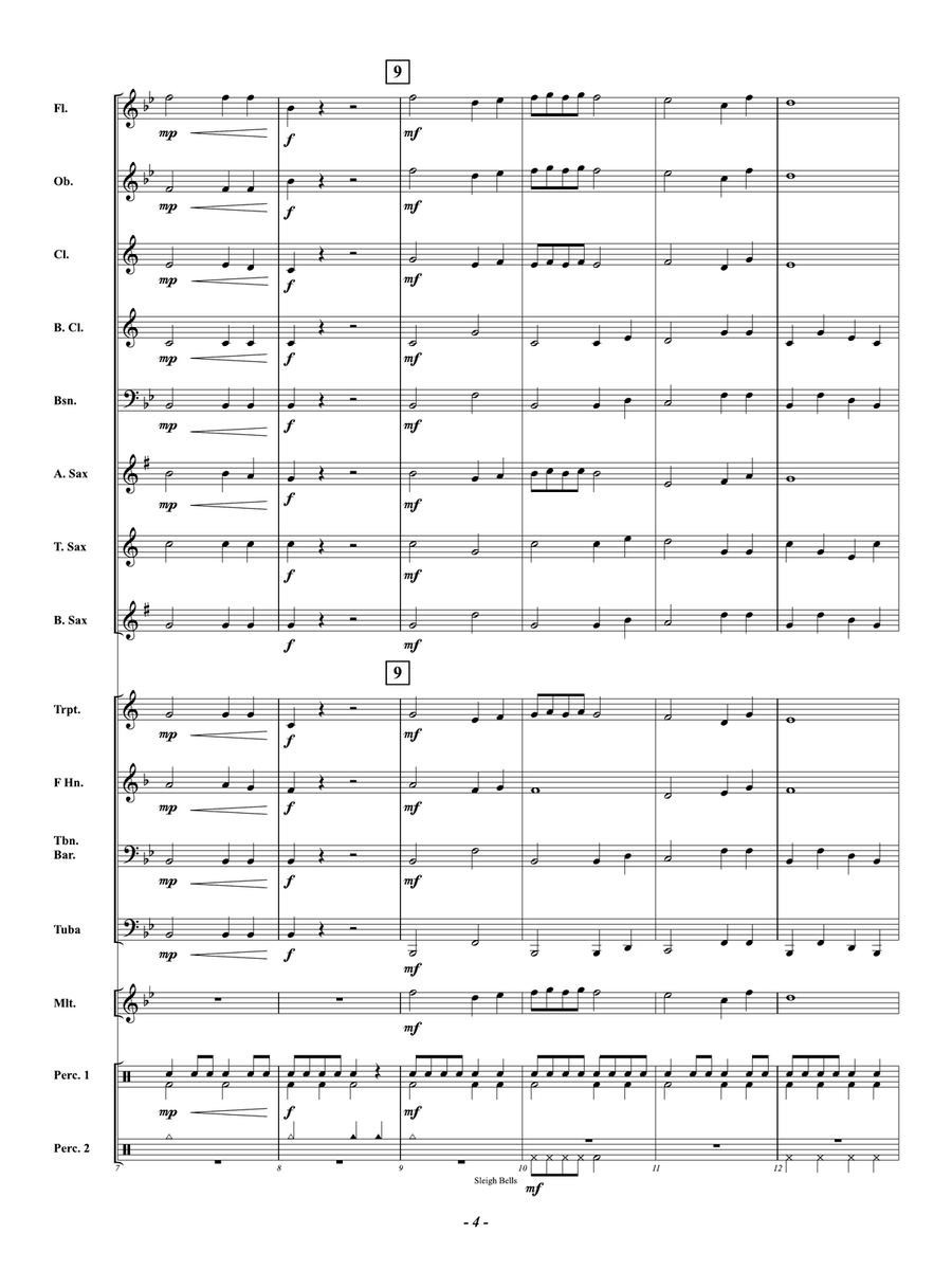 Klingalingaling: Score Klingalingaling: Score Concert Band scores gallery preview page 4
