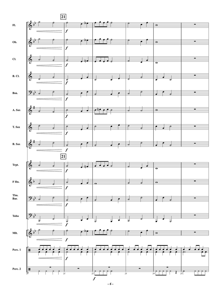 Klingalingaling: Score Klingalingaling: Score Concert Band scores gallery preview page 6