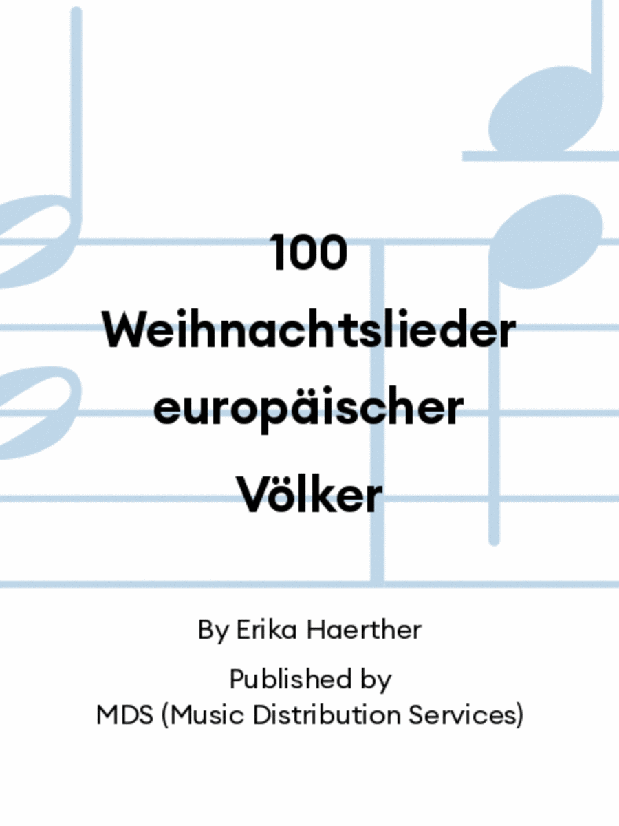 100 Weihnachtslieder europäischer Völker Piano scores gallery preview page 1