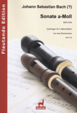 Sonate a-Moll BWV 1020