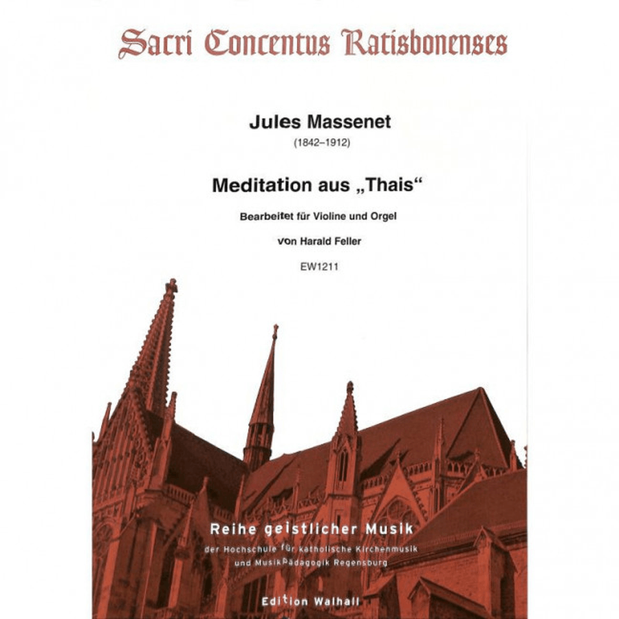 Meditation aus Thais Meditation aus Thais Organ scores gallery preview page 1