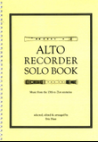 Alto Recorder Solo Book