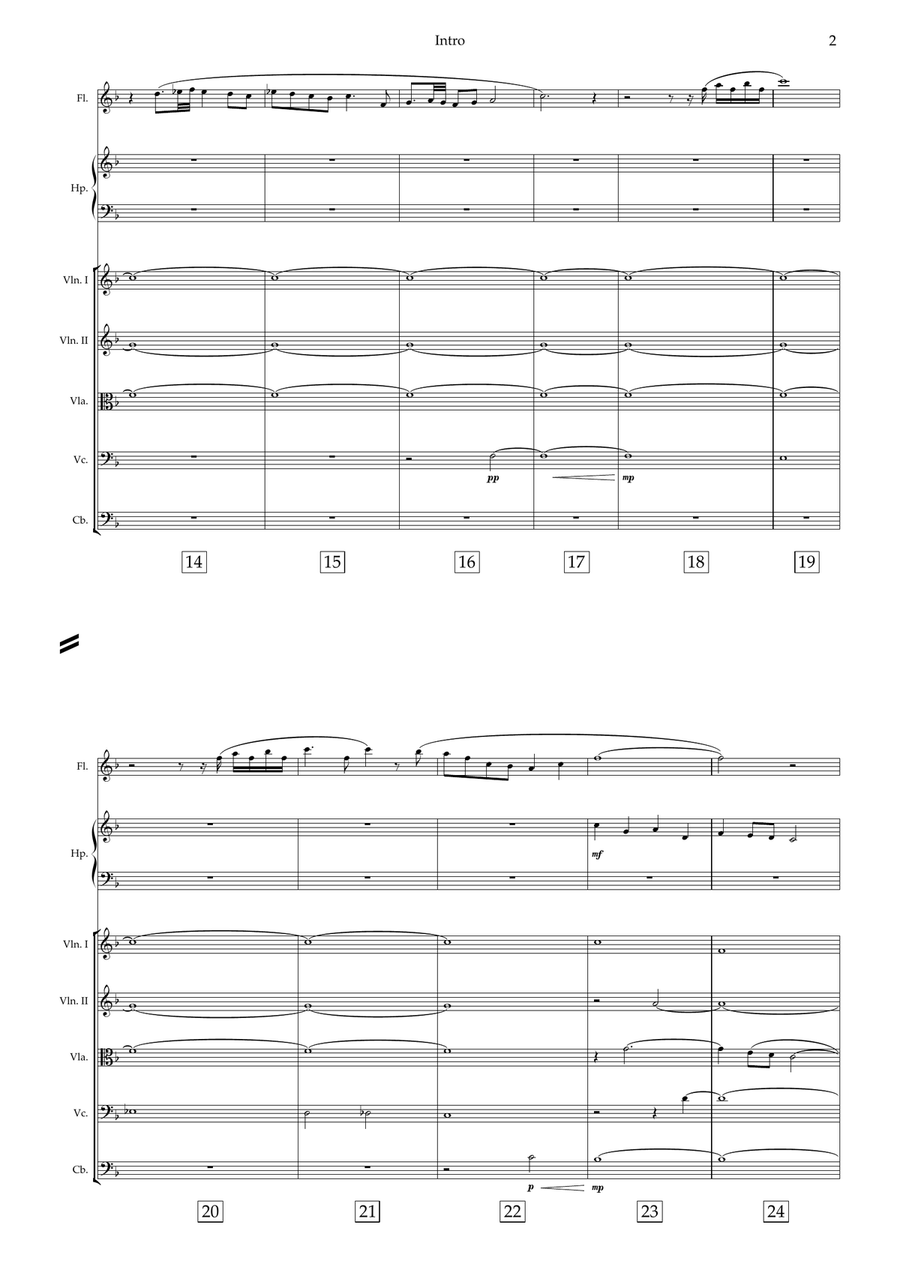 Intro Intro Chamber Orchestra scores gallery preview page 3
