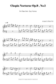 [Offer! Bundle] Chopin Nocturne Op.9 No.1 + No.2 - for Piano Solo