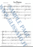 Brass Quintet: La Danza tarantella by Rossini (score & parts)