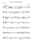 The Rose of Sharon Blooms- Clarinet part