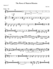 The Rose of Sharon Blooms - Horn in F part score