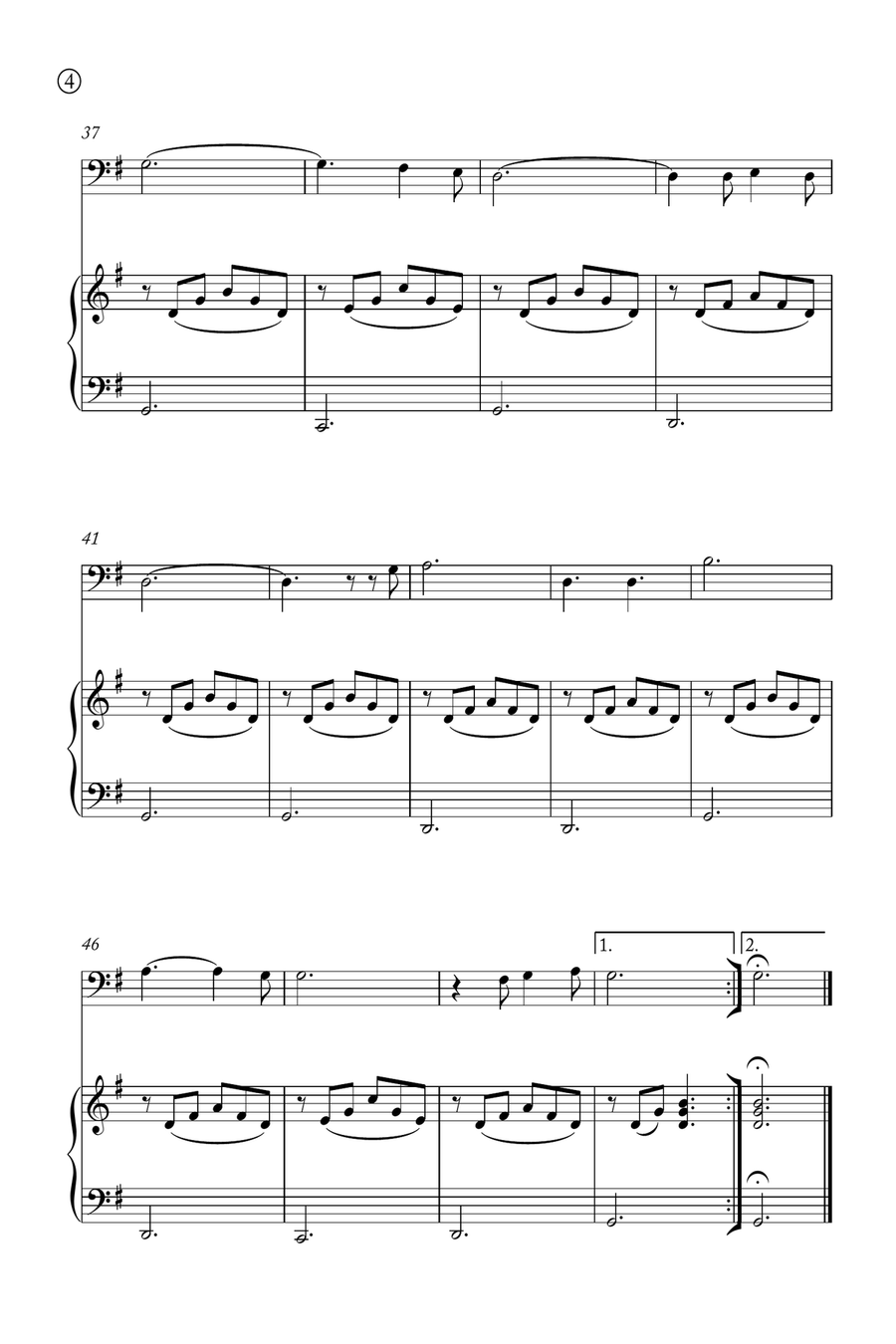 Oh Holy night Tuba scores gallery preview page 4