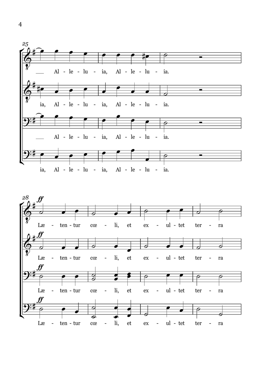 Tollite Hostias - Camille Saint-Saëns - for Men’s Choir TTBB A Cappella TTBB scores gallery preview page 4