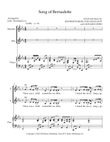 Song Of Bernadette