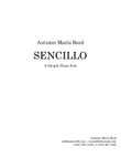 Sencillo: A Simple Piano Solo