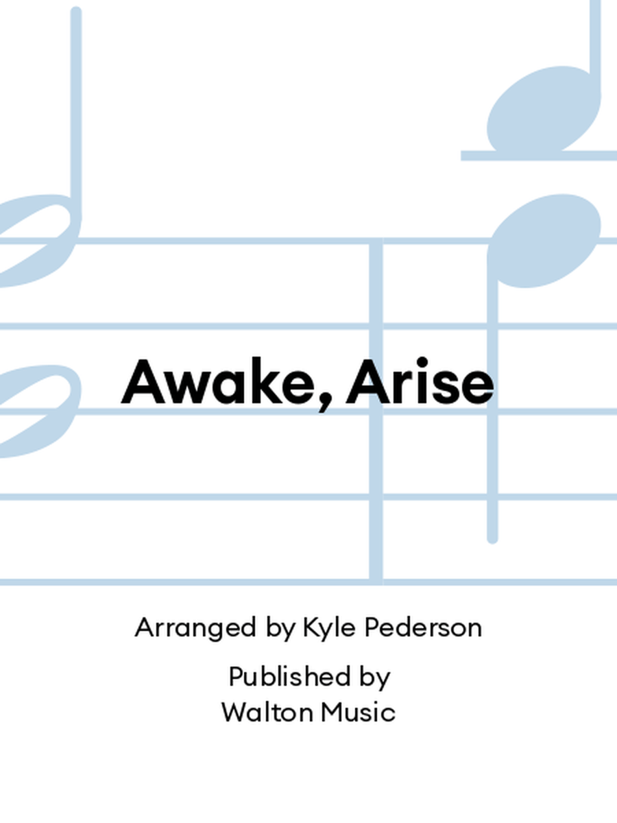 Awake, Arise Awake, Arise 4-Part scores gallery preview page 1