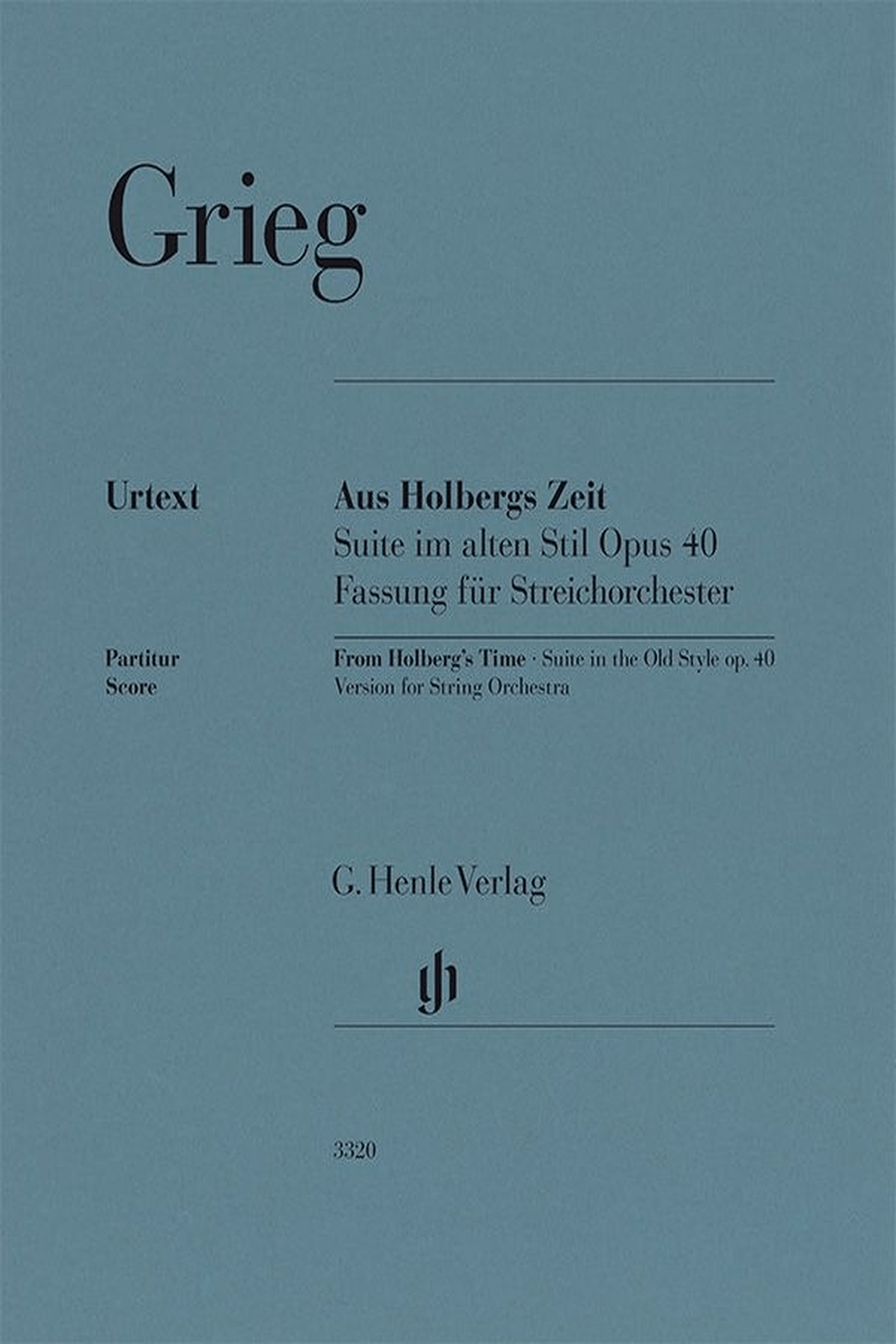 From Holberg's Time Op. 40 String Orchestra scores gallery preview page 1