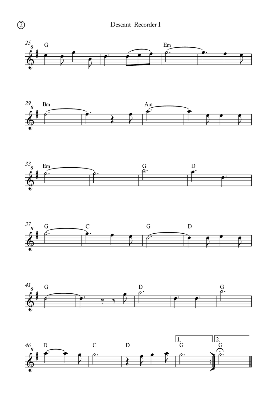 Oh Holy night Woodwind Duet scores gallery preview page 5