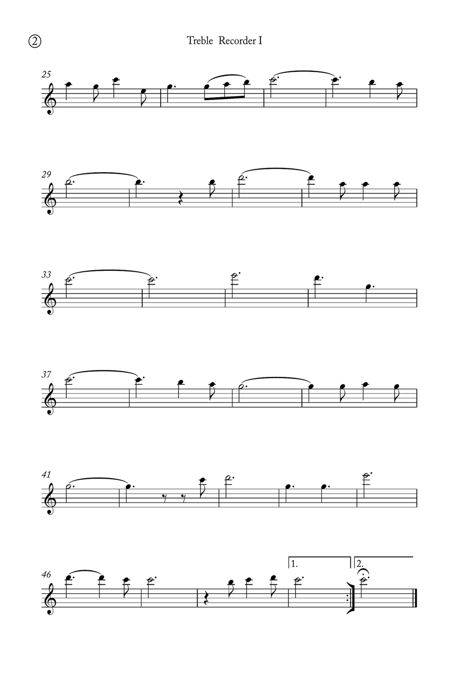 Oh Holy night Woodwind Duet scores gallery preview page 5