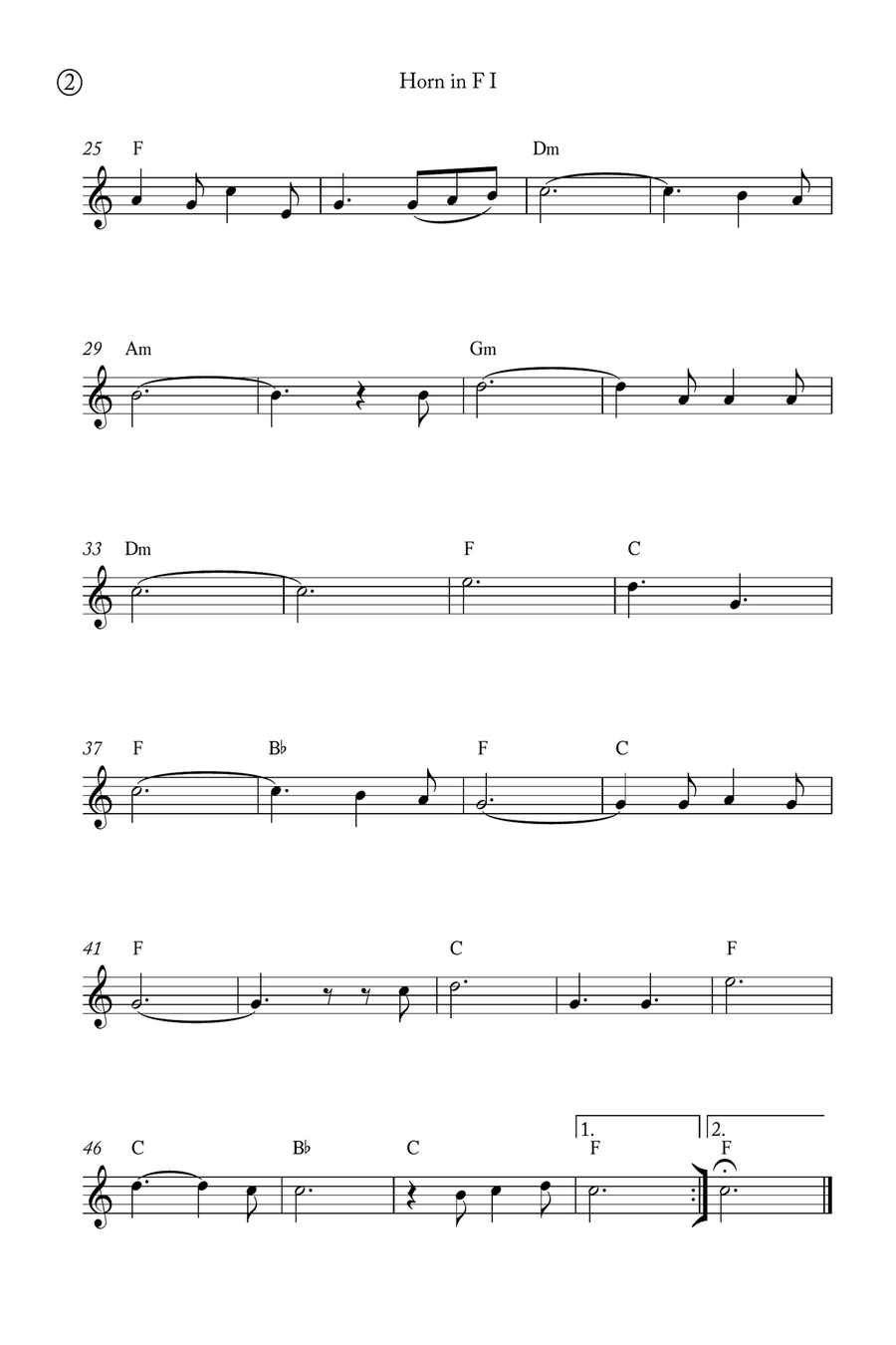 Oh Holy night Brass Duet scores gallery preview page 5