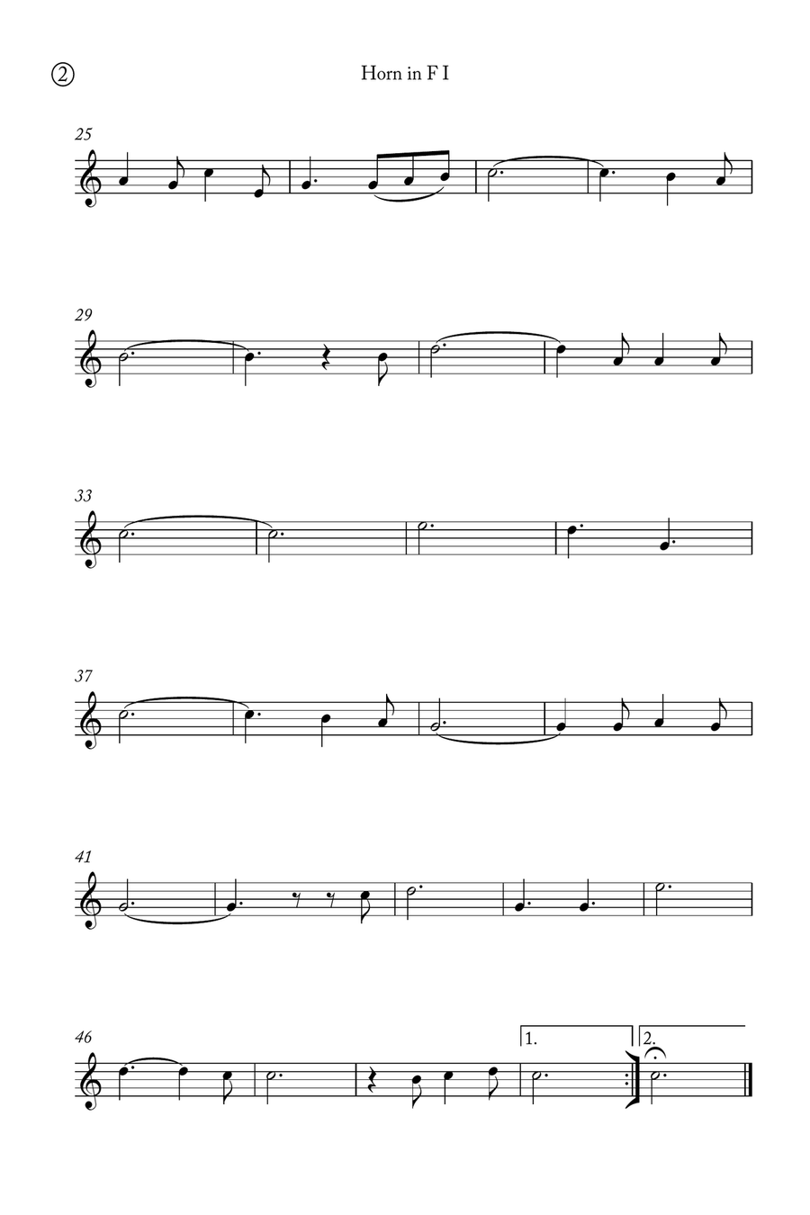 Oh Holy night Brass Duet scores gallery preview page 5