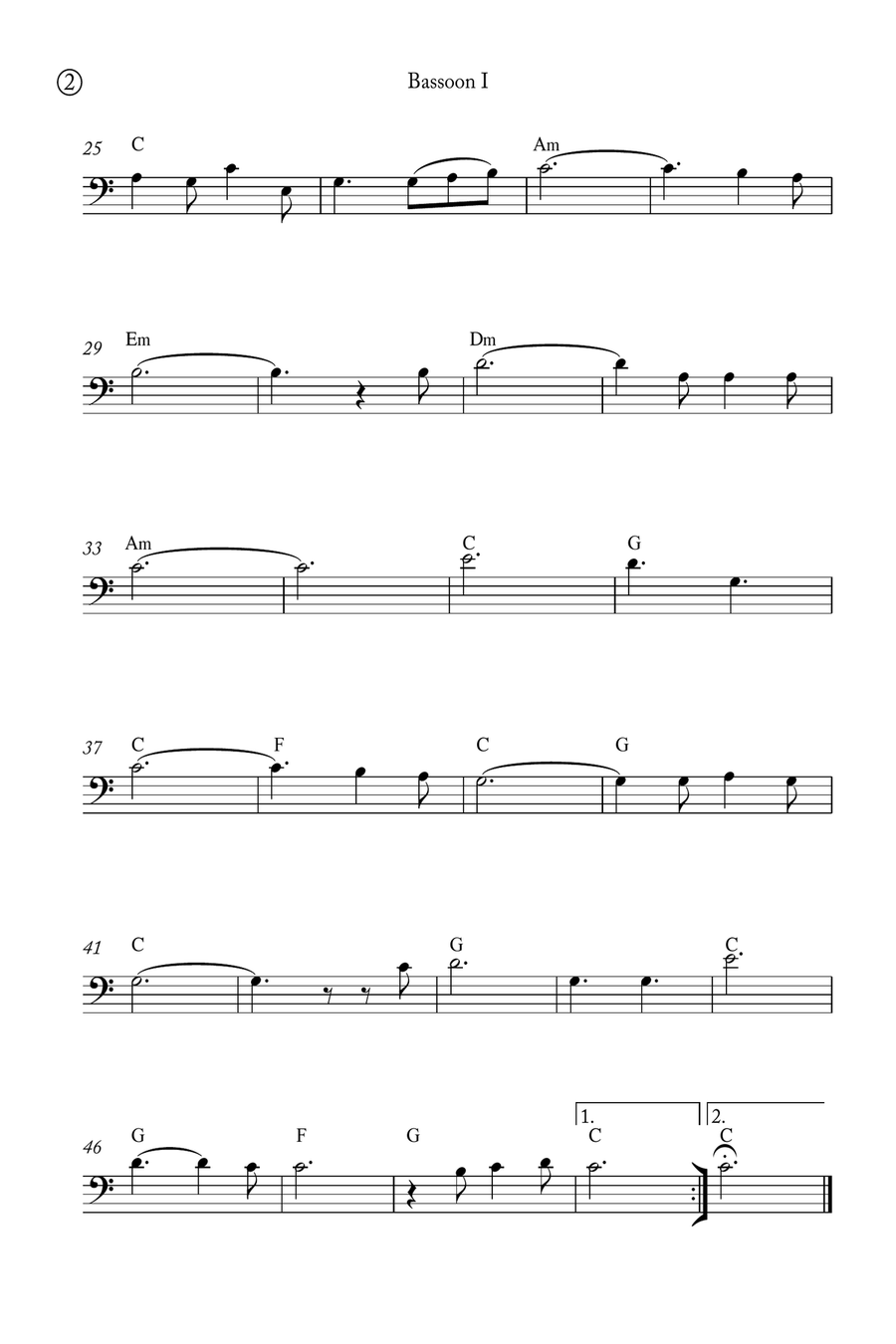Oh Holy night Woodwind Duet scores gallery preview page 5